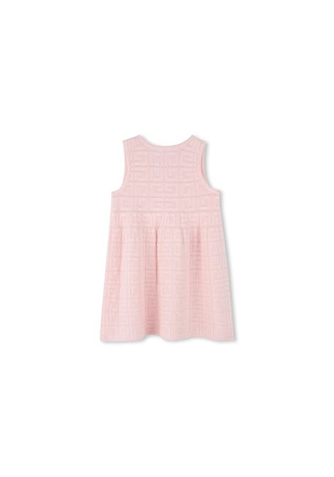 Vestitino Smanicato Rosa Con Motivo 4G GIVENCHY KIDS | H3065944Z